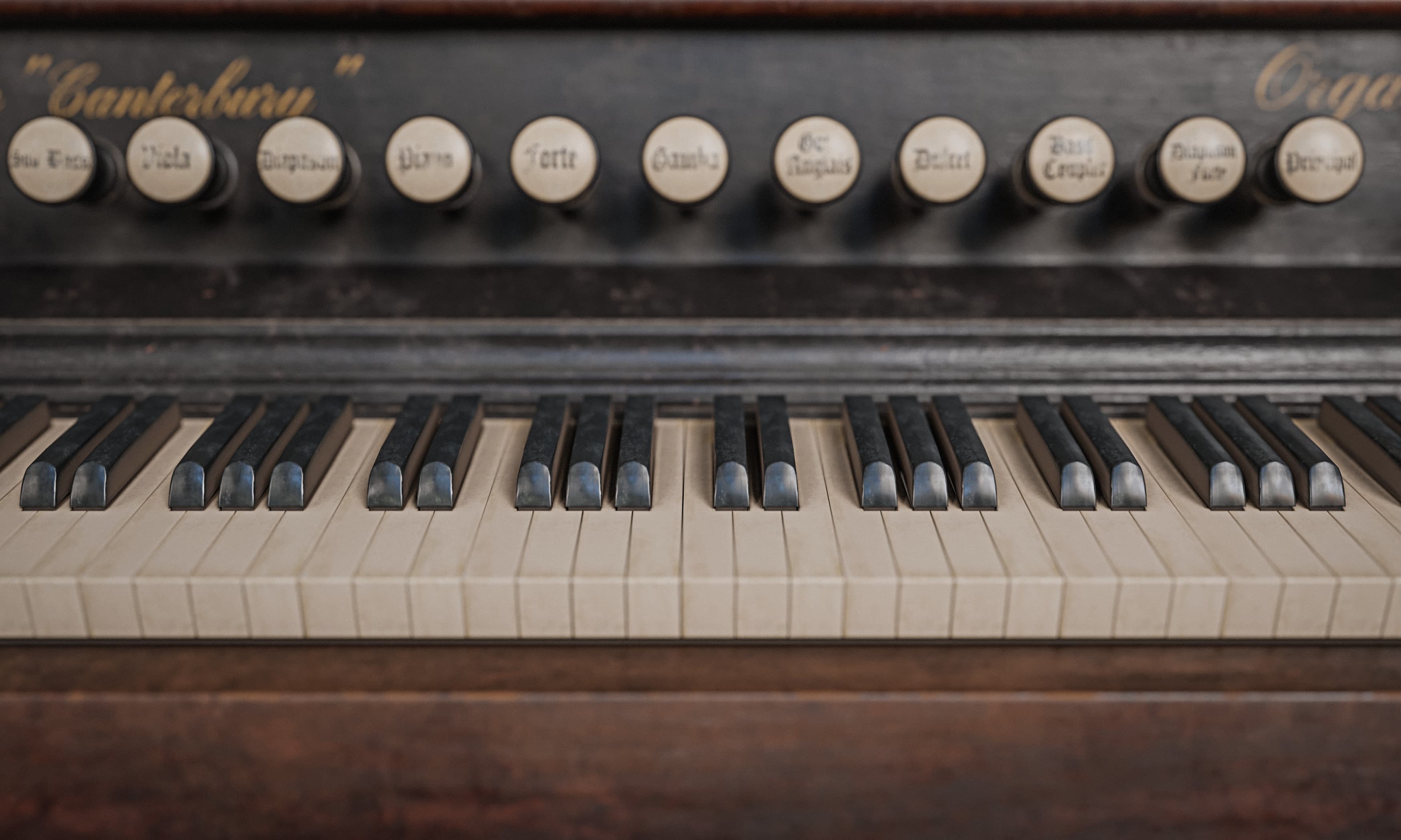 Antique Pipe Organ