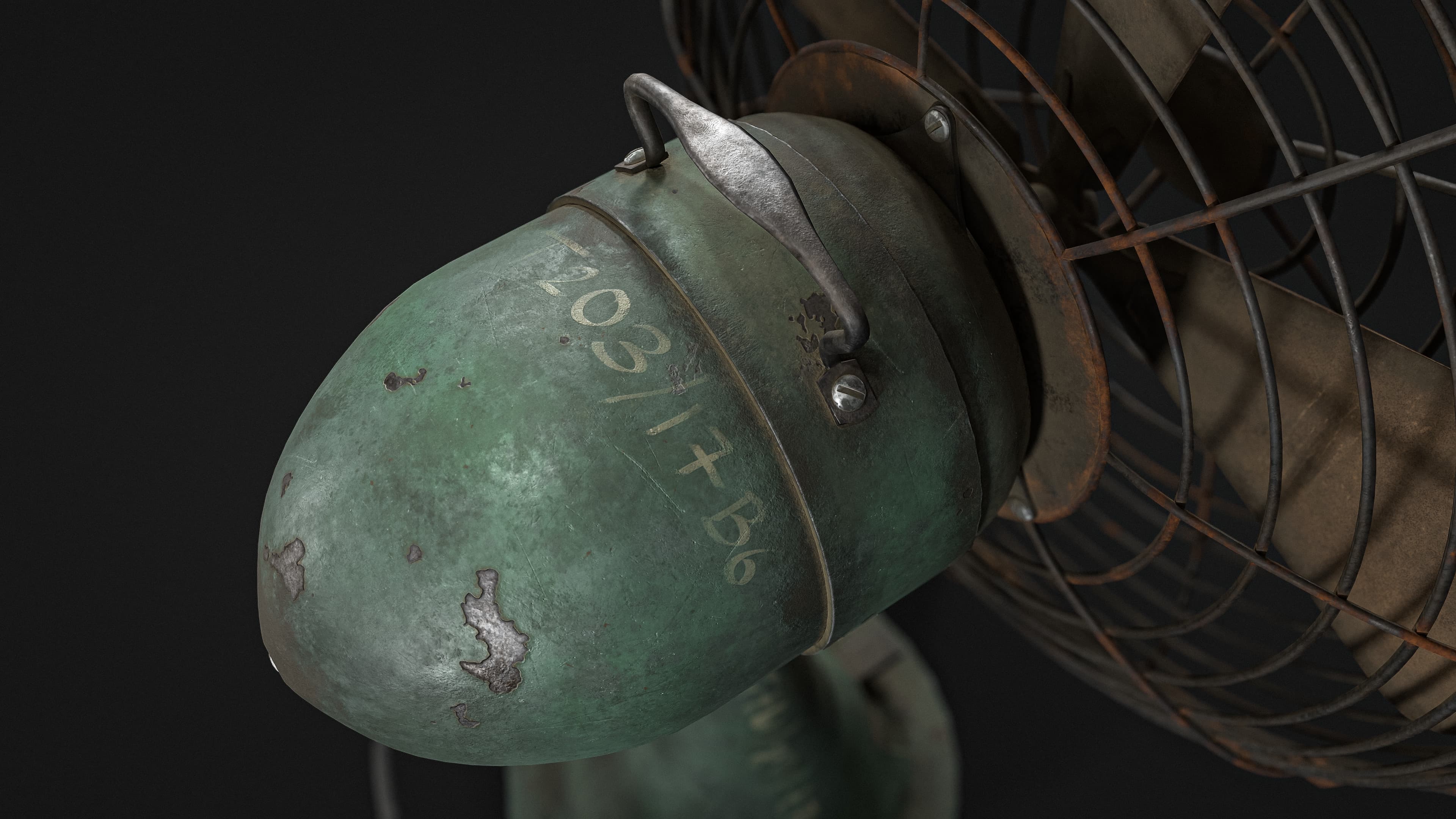 Old Rusty Table Fan