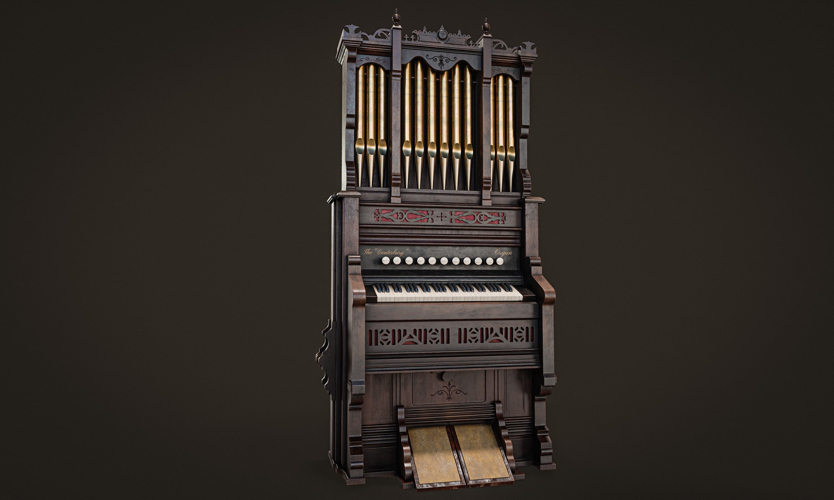Antique Pipe Organ